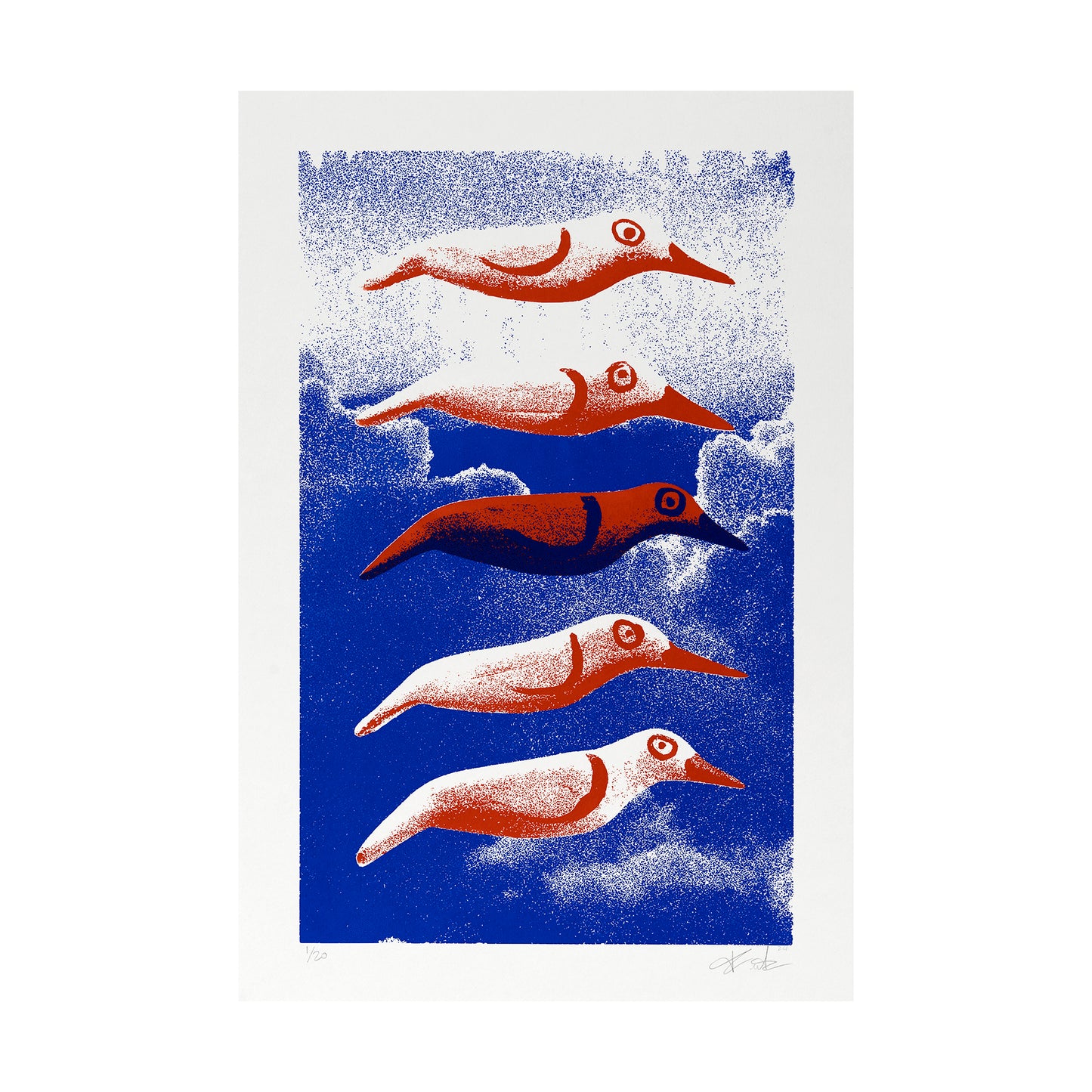 Pajaros - Art Print by Frank Alcock