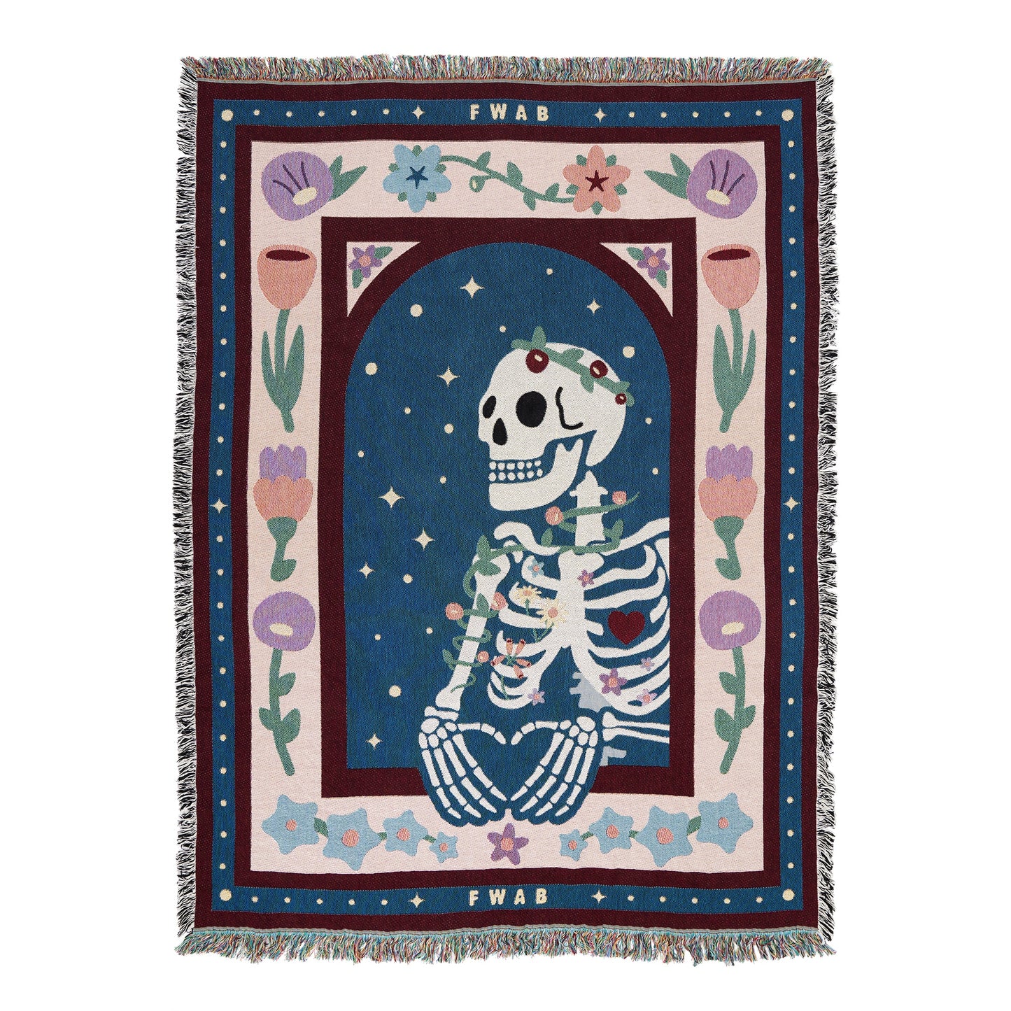 Romance is Dead - Woven Throw Blanket