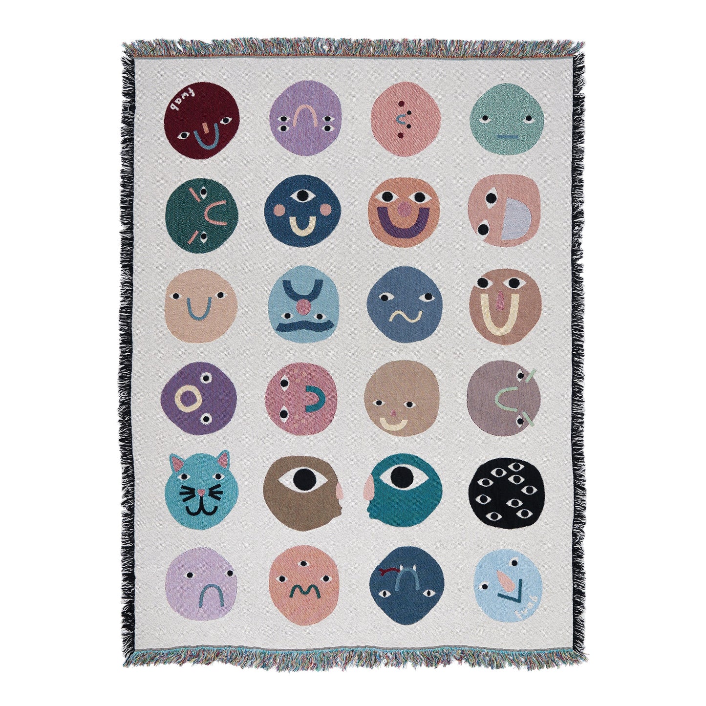 Dots - Woven Throw Blanket
