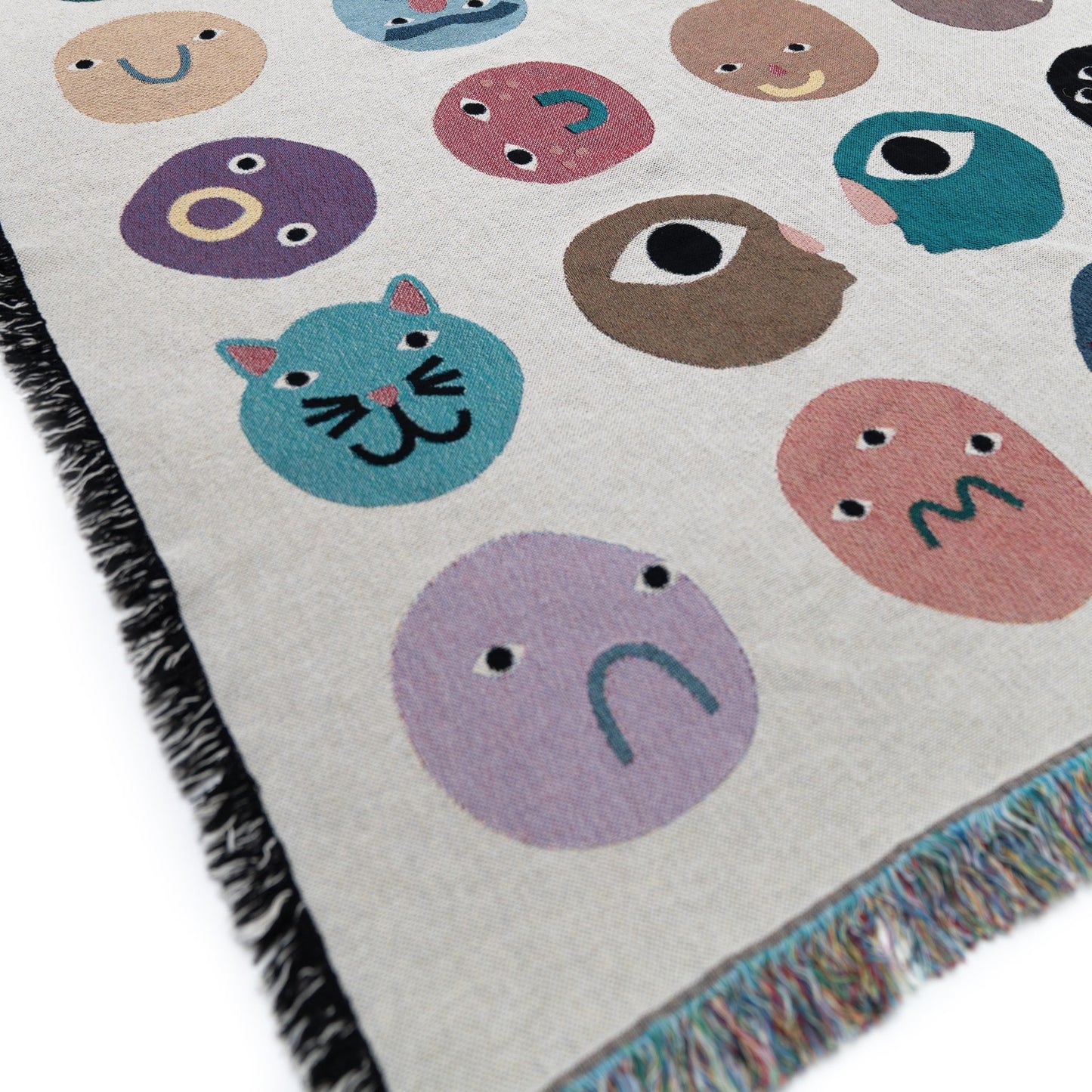 Dots - Woven Throw Blanket